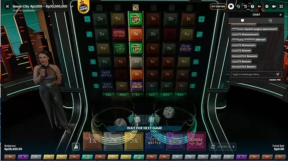 Power-Up Boom City Live Casino Online Resmi